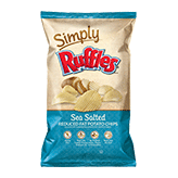 (image for) Simply Ruffles Sea Salted Potato Chips 8oz